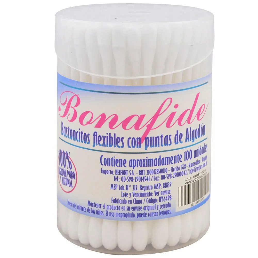 BONAFIDE BANTONCITOS POTE 100 U HY6498