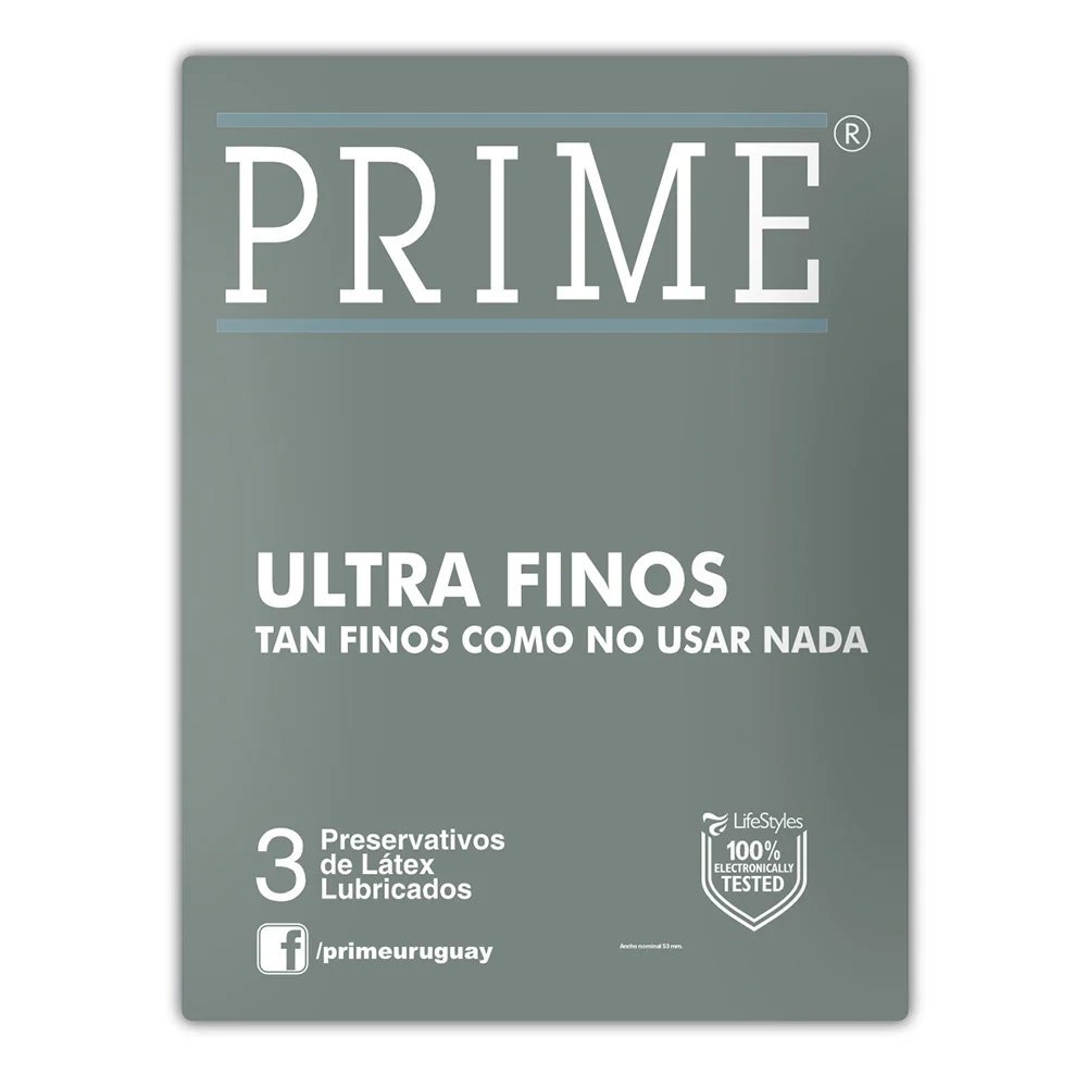 PRIME ULTRAFINO GRIS X3