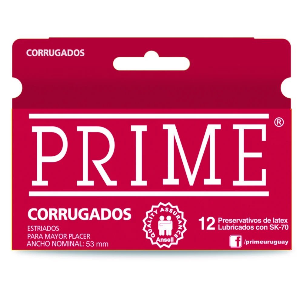 PRIME CORRUGADO ROJO X 12