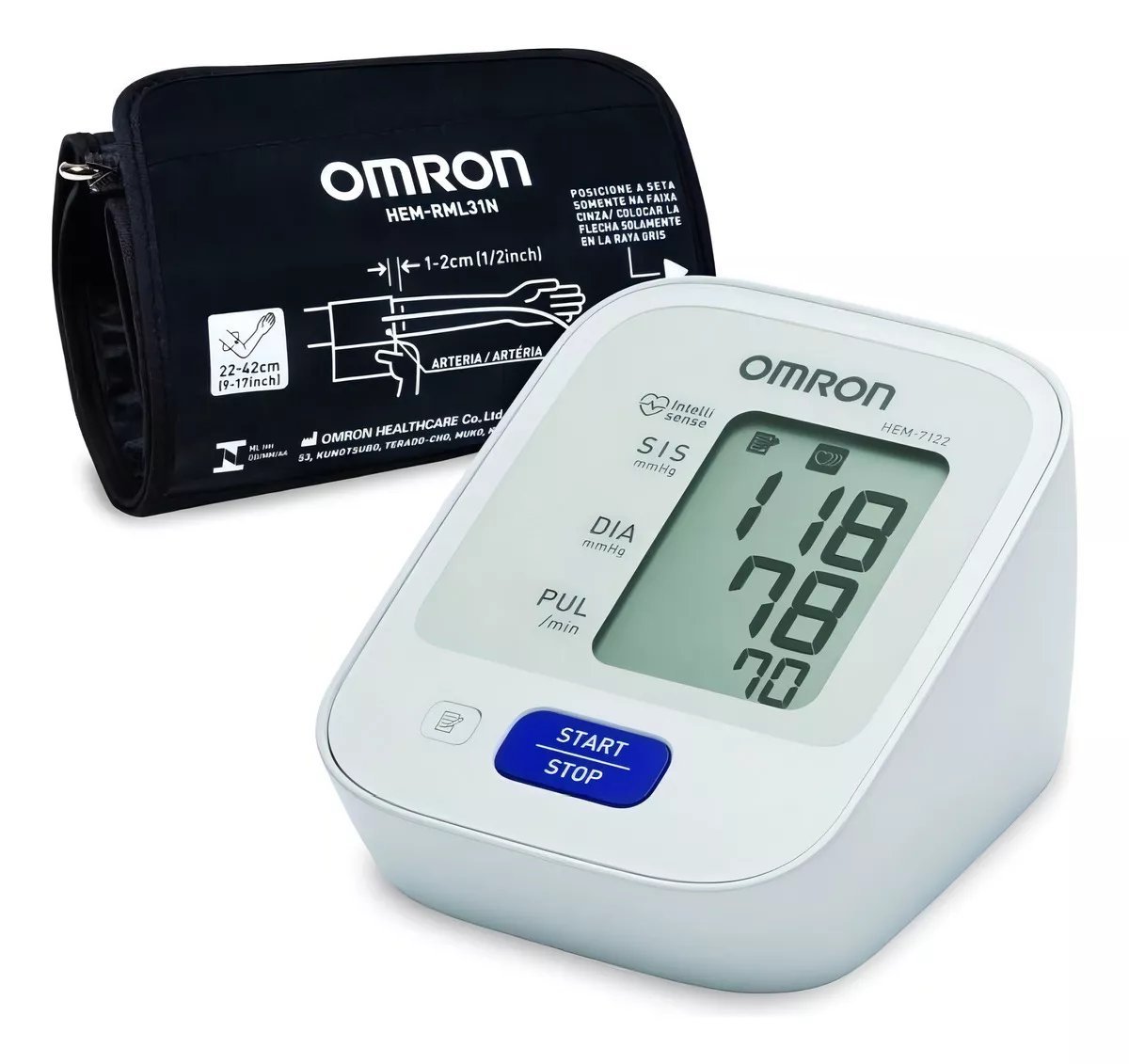 OMRON APARATO PRESION AUTOMATICO BRAZO 7122