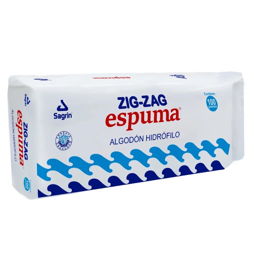 ZIG  ZAG ESPUMA ALGODON 100 GR
