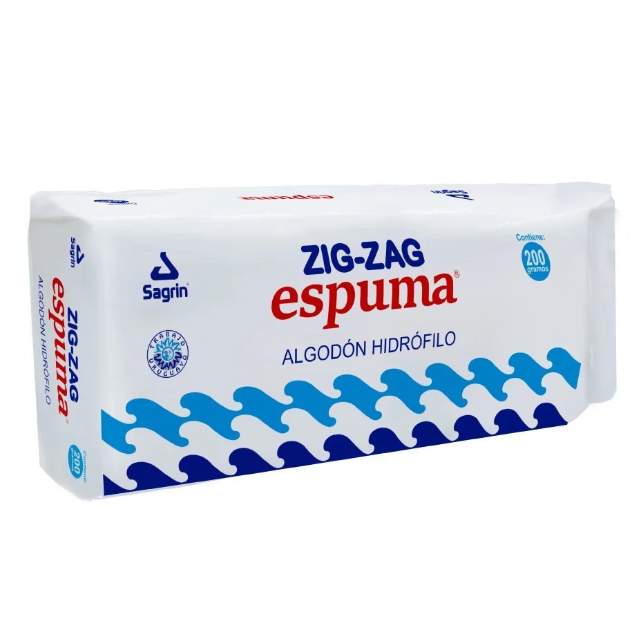 ZIG  ZAG ESPUMA ALGODON 200 GR