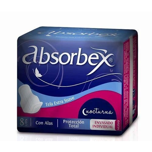 ABSORBEX NOCTURNA TELA EXTRA SUAVE TRIF/ 8