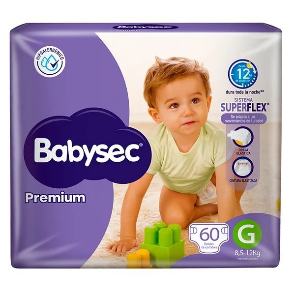 BABYSEC PAÑAL PREMIUM JUMBO GDE 60