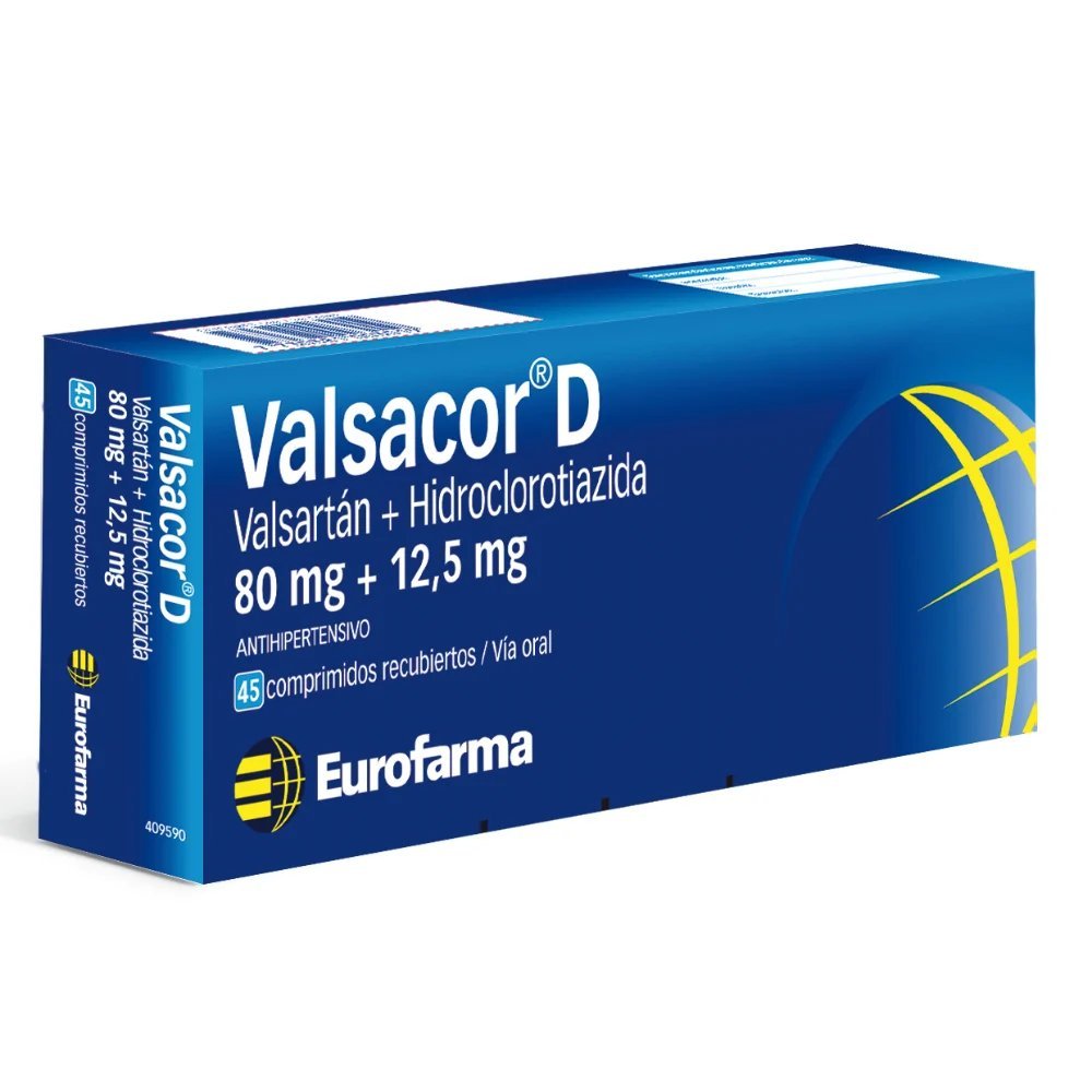 VALSACOR D 80 MG 12.5 MG 45 COMP