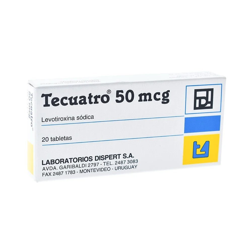 TECUATRO  50 MCG 20 COMP