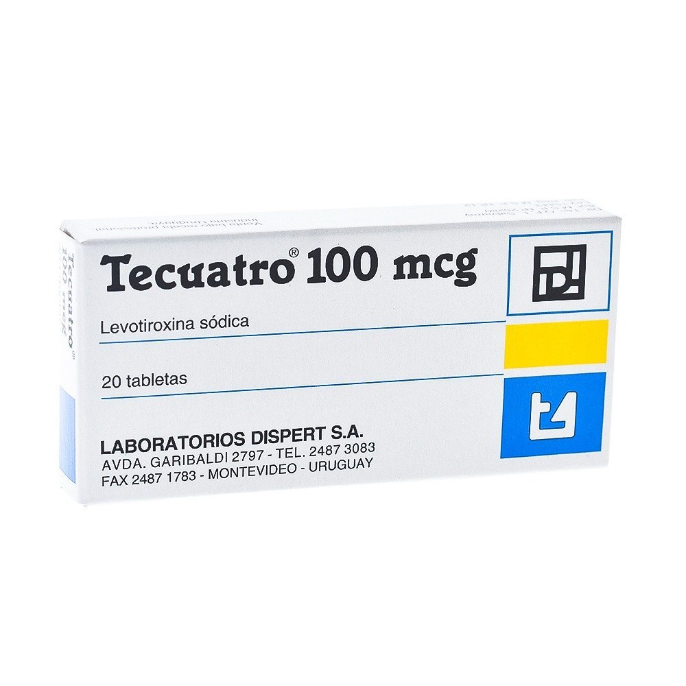 TECUATRO 100 MCG 20 COMP