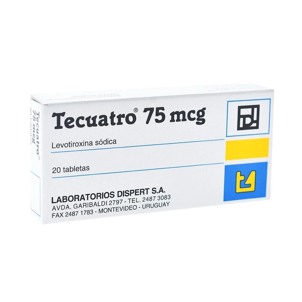TECUATRO  75 MCG 20 COMP