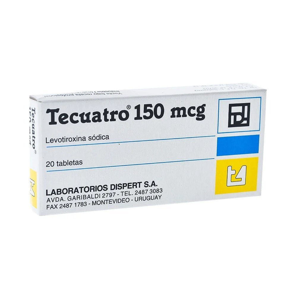 TECUATRO 150 MCG 20 COMP