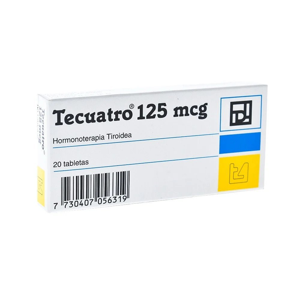 TECUATRO 125 MCG 20 COMP