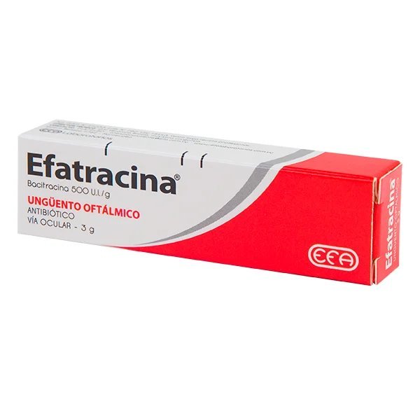 EFATRACINA OFTALMICO UNGUENTO 3 GR