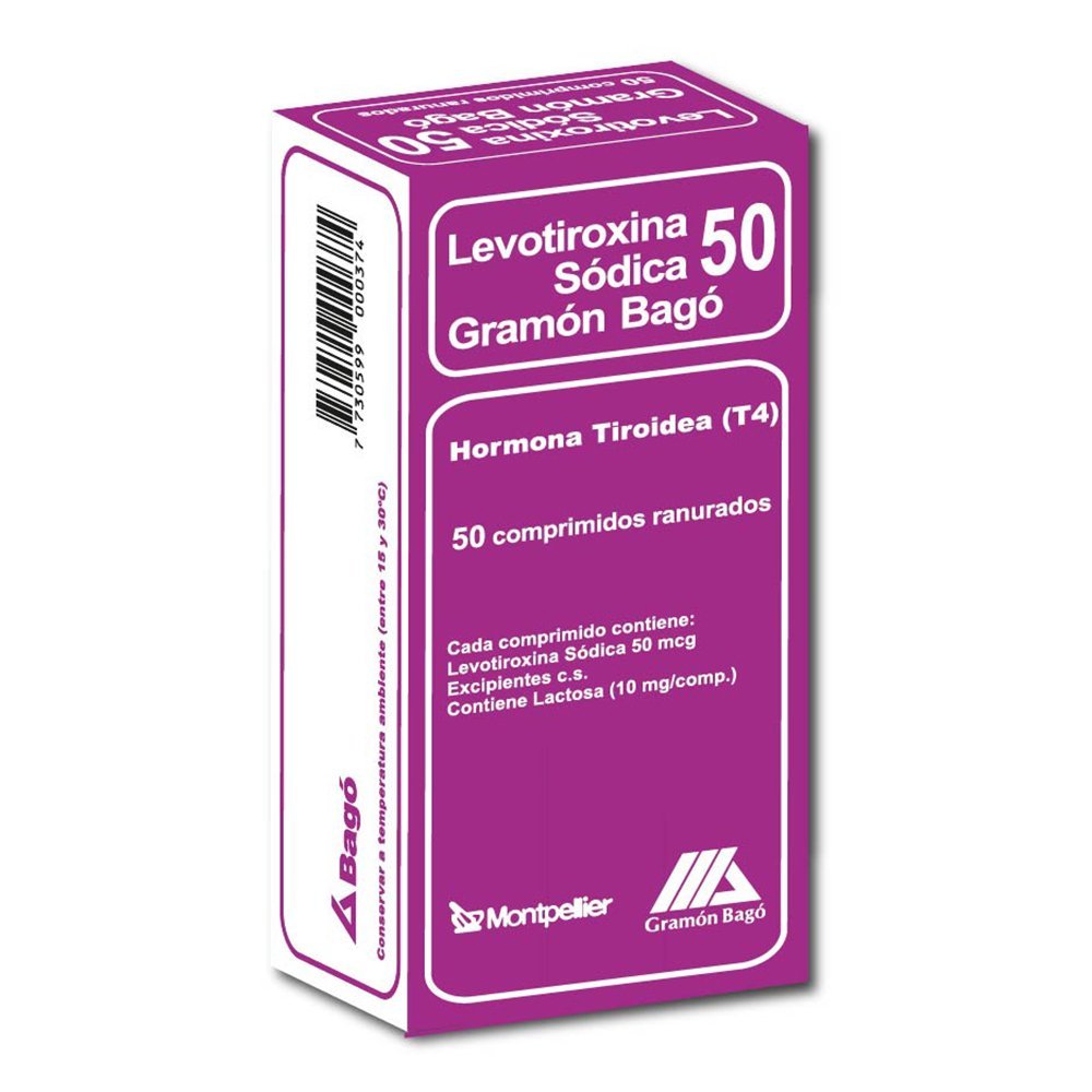 LEVOTIROXINA  50 GRAMON BAGO 50 COMP