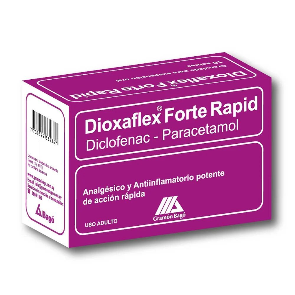 DIOXAFLEX FORTE RAPID 10 SOBRES
