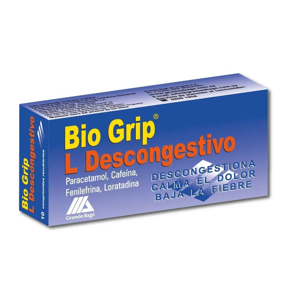 BIO GRIP L DESCONG/10 COMP