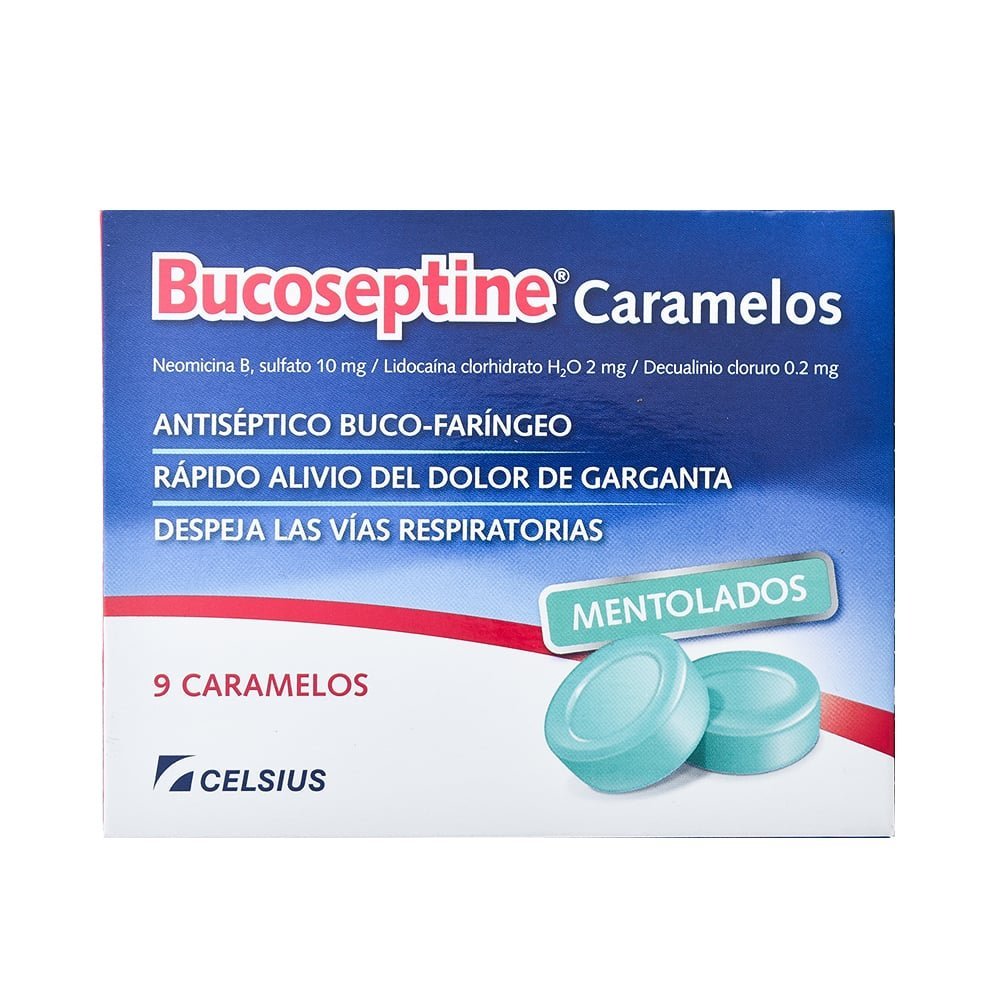 BUCOSEPTINE 9 CARAMELOS