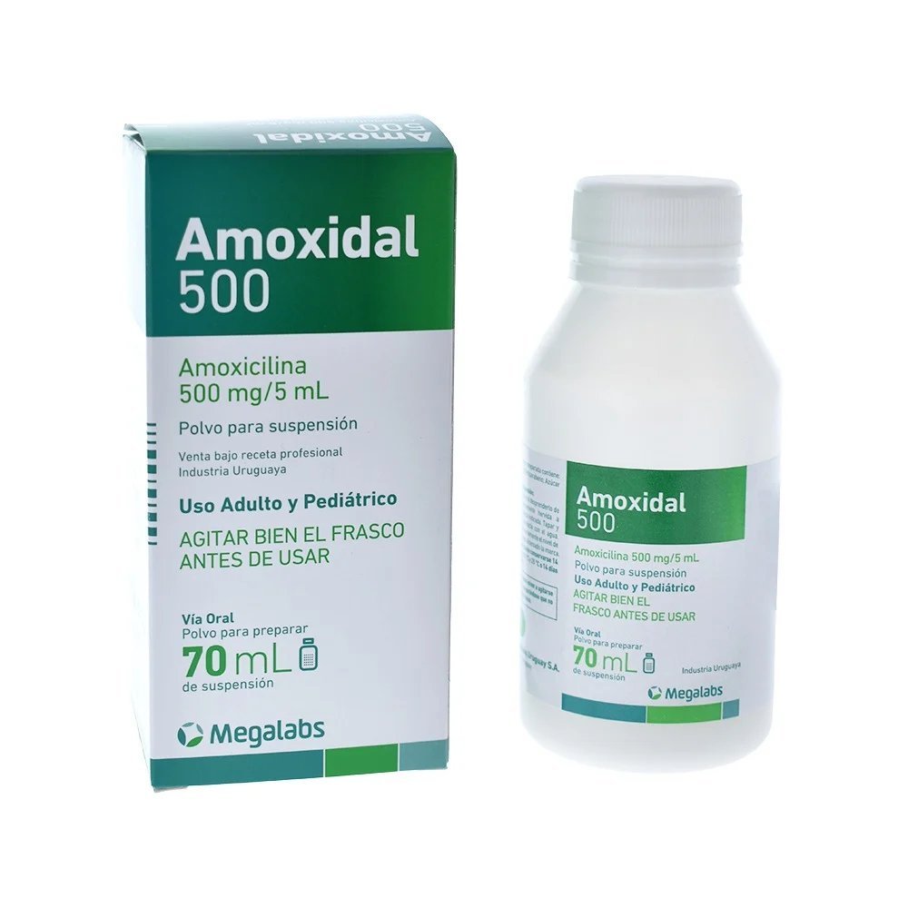 AMOXIDAL 500 MG JARABE 70 ML