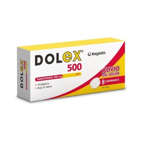 DOLEX 500 MG 8 COMP