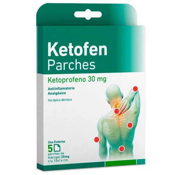 KETOFEN   30 MG 5 PARCHES