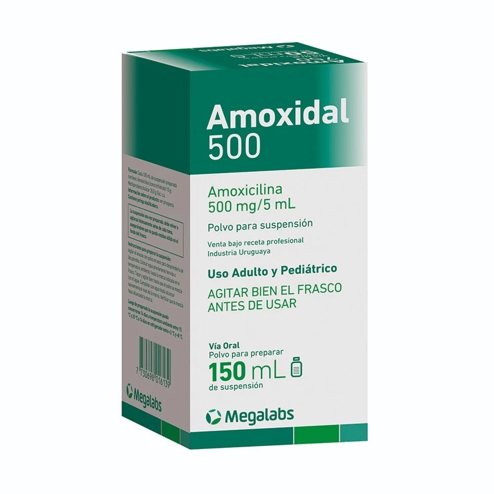 AMOXIDAL 500 MG JARABE 150 ML