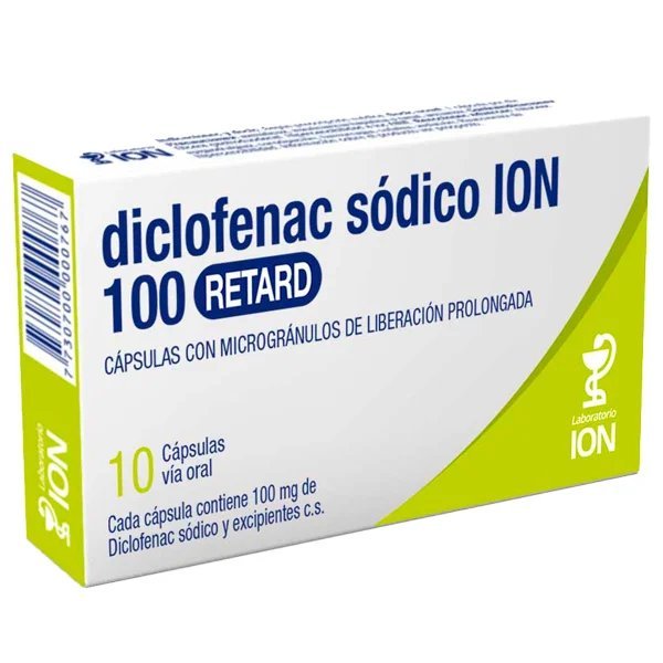 DICLOFENAC ION 100 RETARD 10 COMP