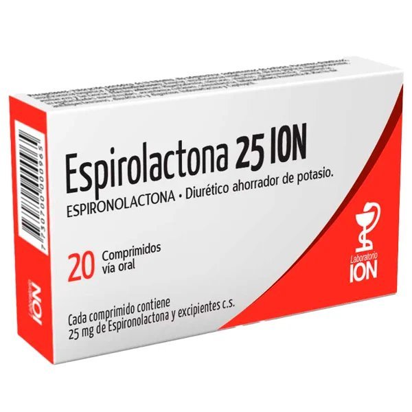 ESPIROLACTONA ION   25 20 COMP