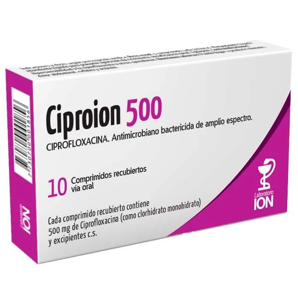 CIPRO ION 500 10 COMP