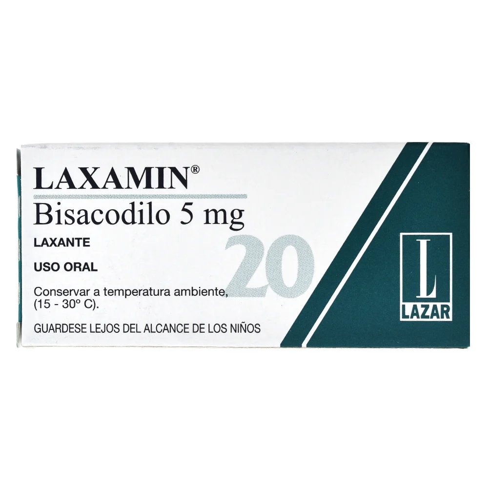 LAXAMIN NF 5 MG 20 COMP