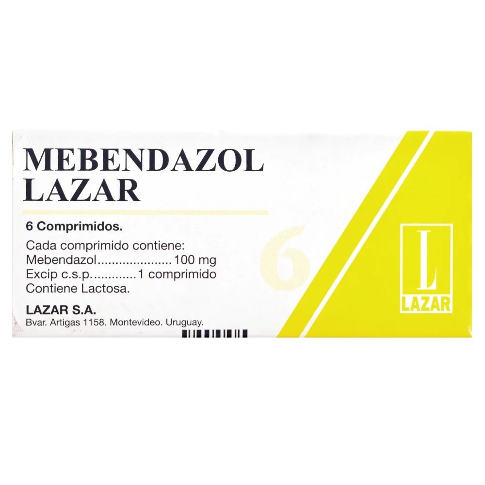 MEBENDAZOL LAZAR 100 MG 6 COMP