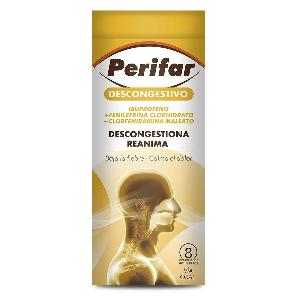 PERIFAR DESCONGESTIVO 8 COMP