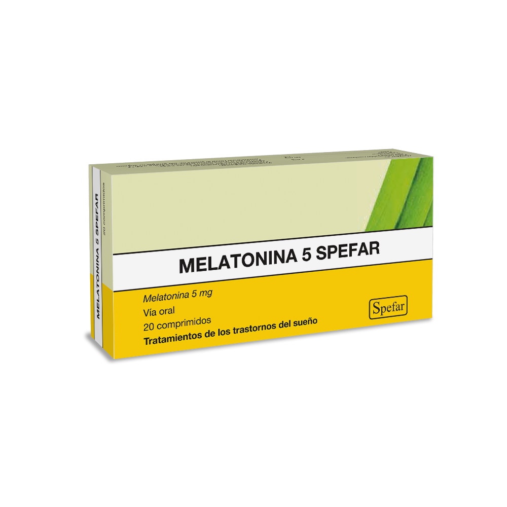 MELATONINA SPEFAR 5 MG 20 COMP