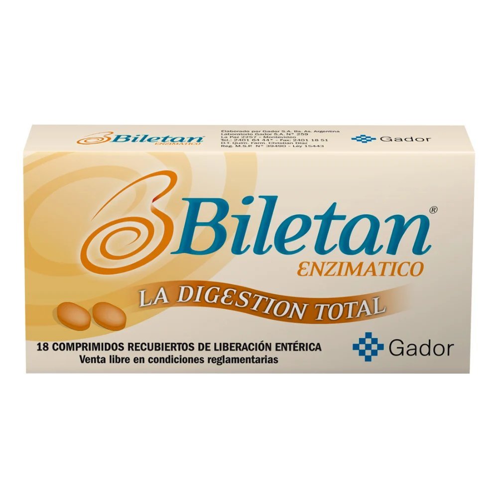 BILETAN ENZIMATICO 18 COMP