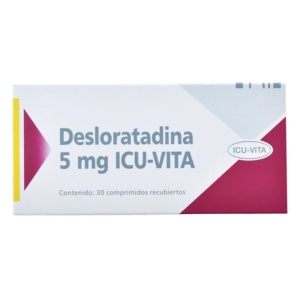DESLORATADINA ICU VITA 5 MG 30 COMP