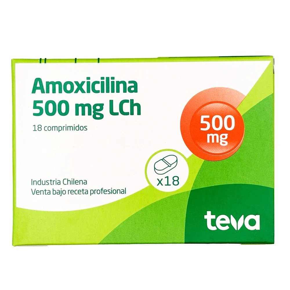 AMOXICILINA CHILE 500 MG 18 COMP