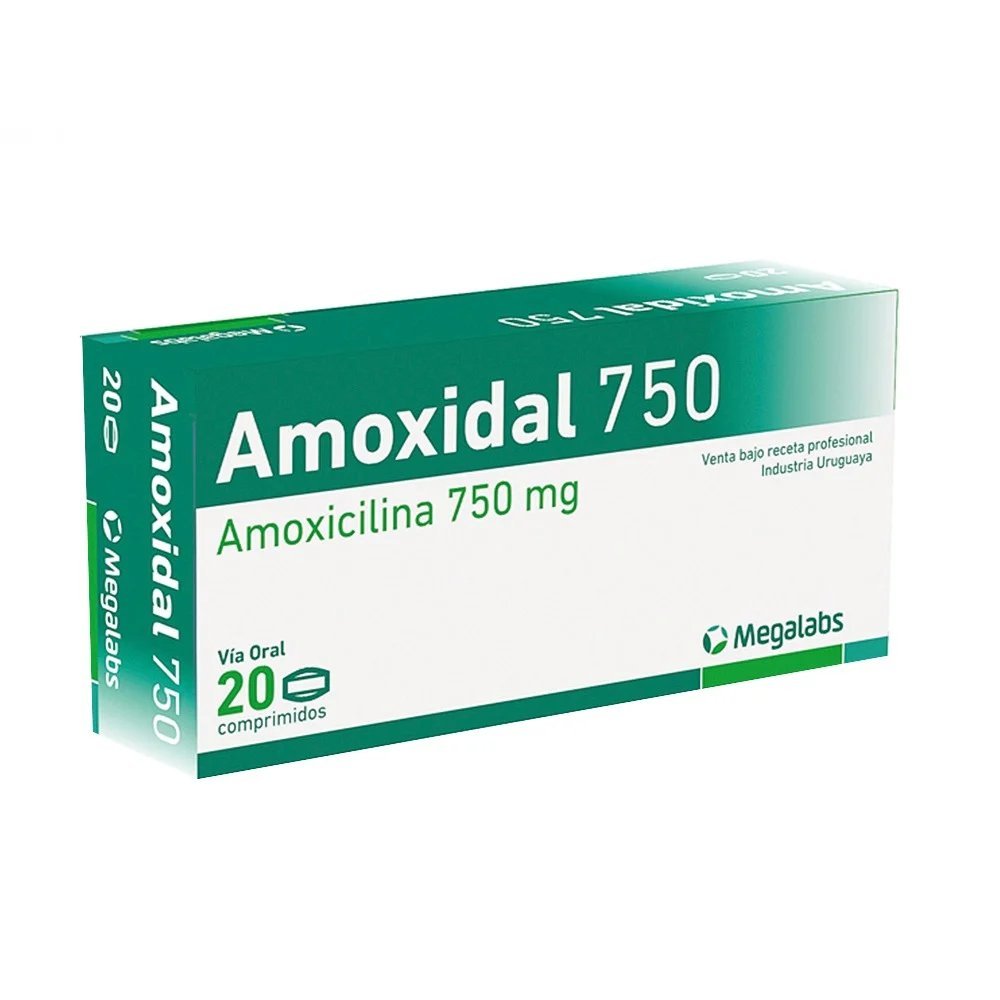 AMOXICILINA PHS 750 MG 20 COMP