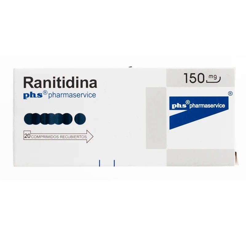 RANITIDINA PHS 150MG 20 COMP