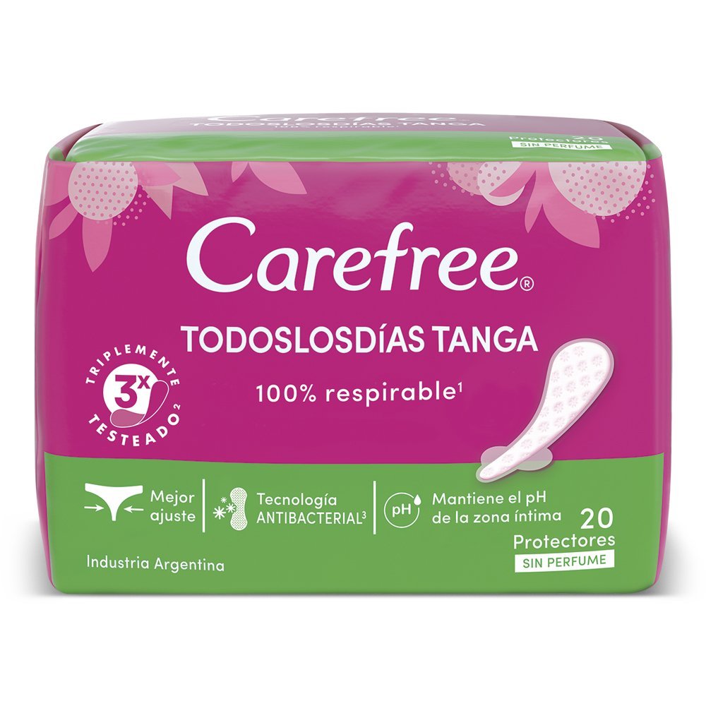 CAREFREE TODOS LOS DIAS TANGA S/P 20 U
