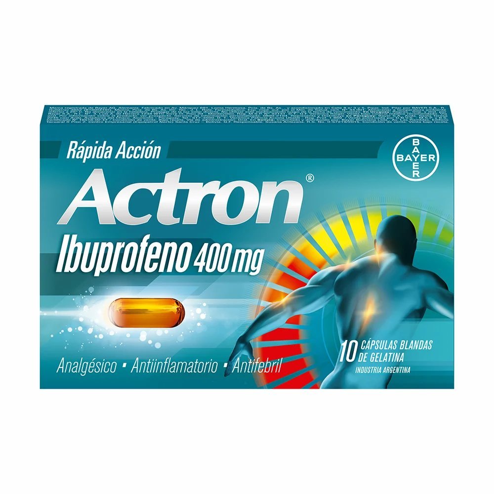 ACTRON 400 MG 10 CAPS