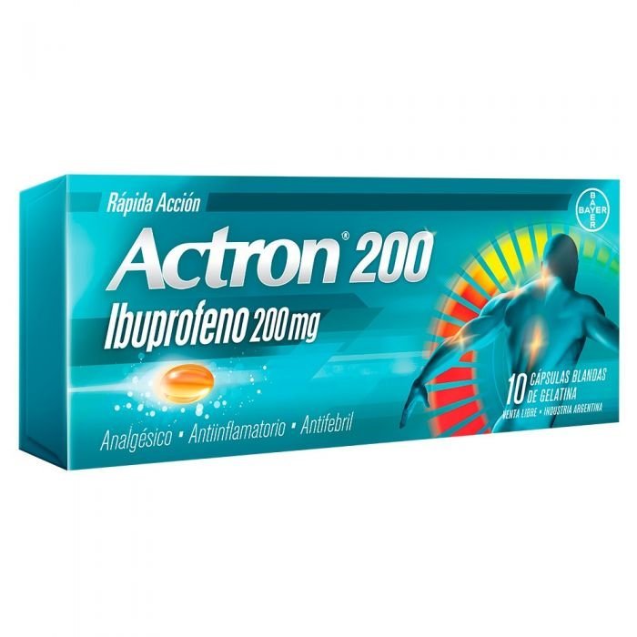 ACTRON 200 MG 10 CAPS