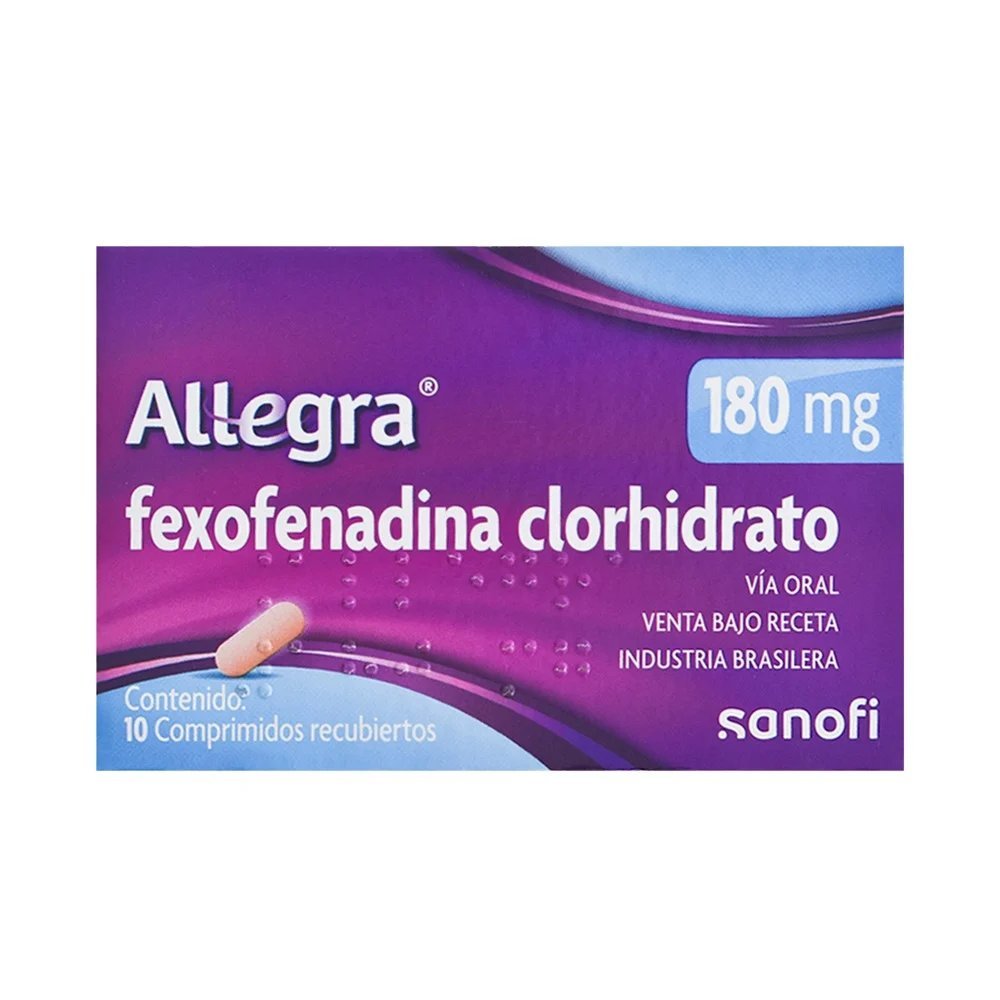 ALLEGRA 180 MG 10 CAP