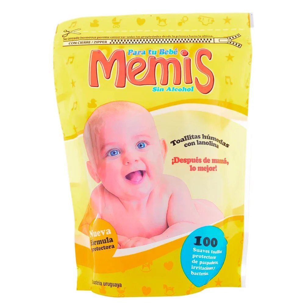 MEMIS TOALLAS HUMEDAS REP 100
