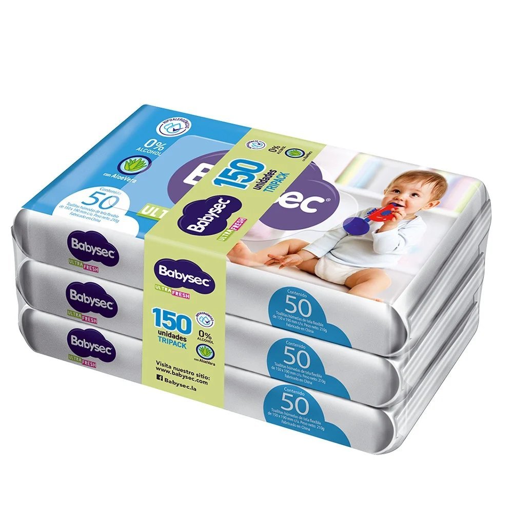 BABYSEC TOALLA HUMEDA ULTRA 150 UND