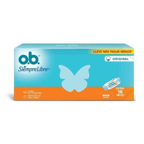 OB ORIGINAL SUPER 16 TAMPONES