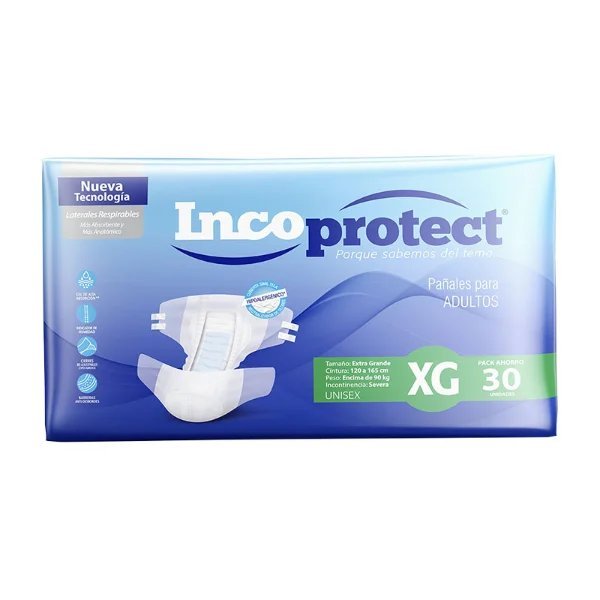 INCOPROTECT PAÑAL ADULTO XG 30 U