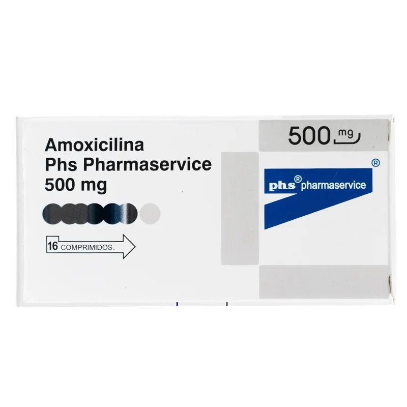 AMOXICILINA PHS 500 MG 16 COMP